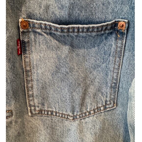 Levi's Type I Fleece Collar Trucker Jacket Size Large - Picture 7 of 11